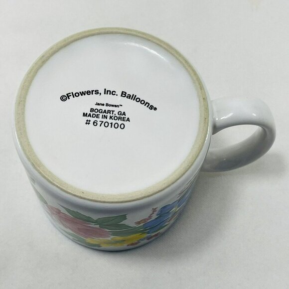 Flowers Balloons Jane Bowen Mug 670100 Spring Summer Garden Blossom Gardener - Picture 6 of 12